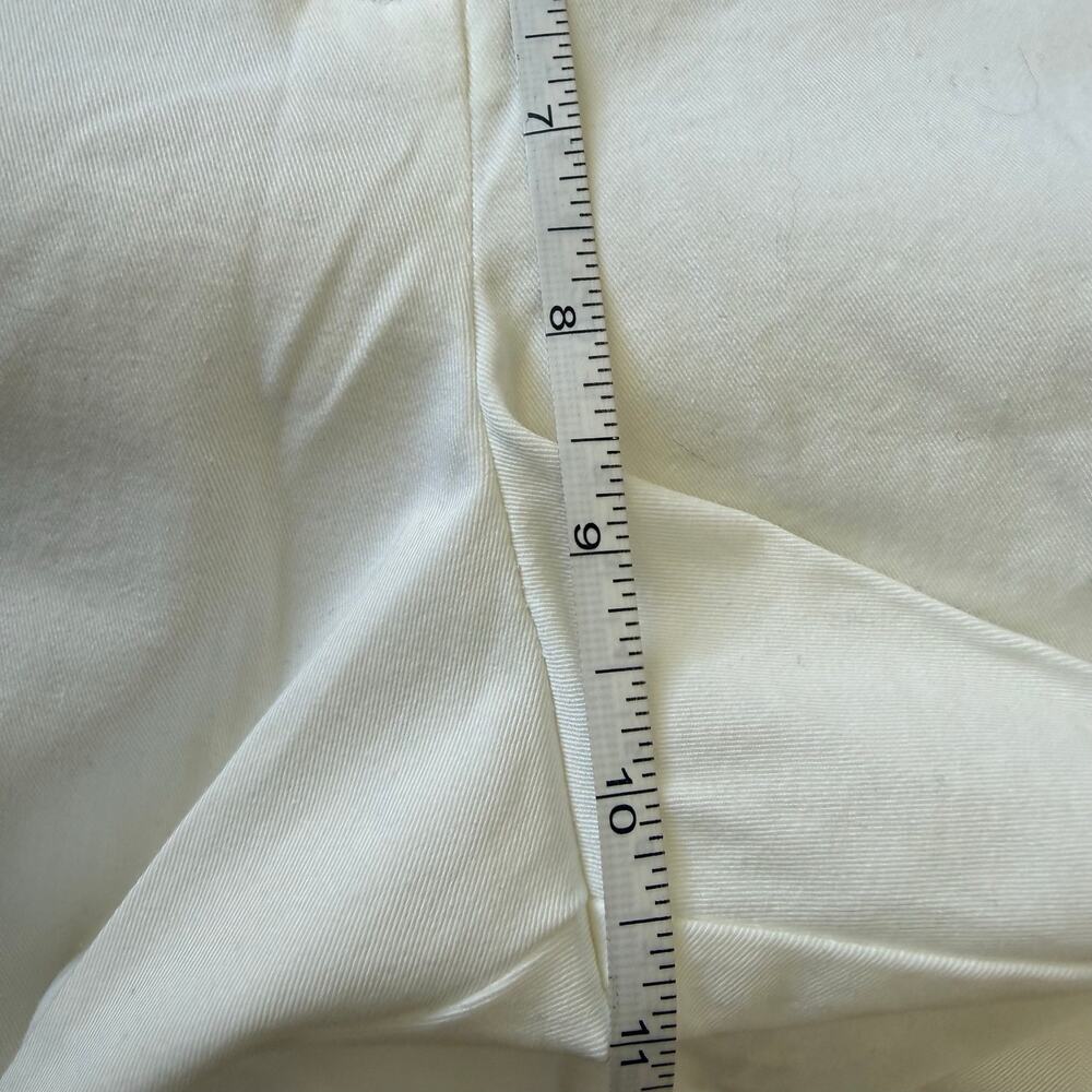 Chico's White Ultimate Fit Crop Pants Size XL/16 Classic Elastic Waist Slimming - Picture 5 of 13